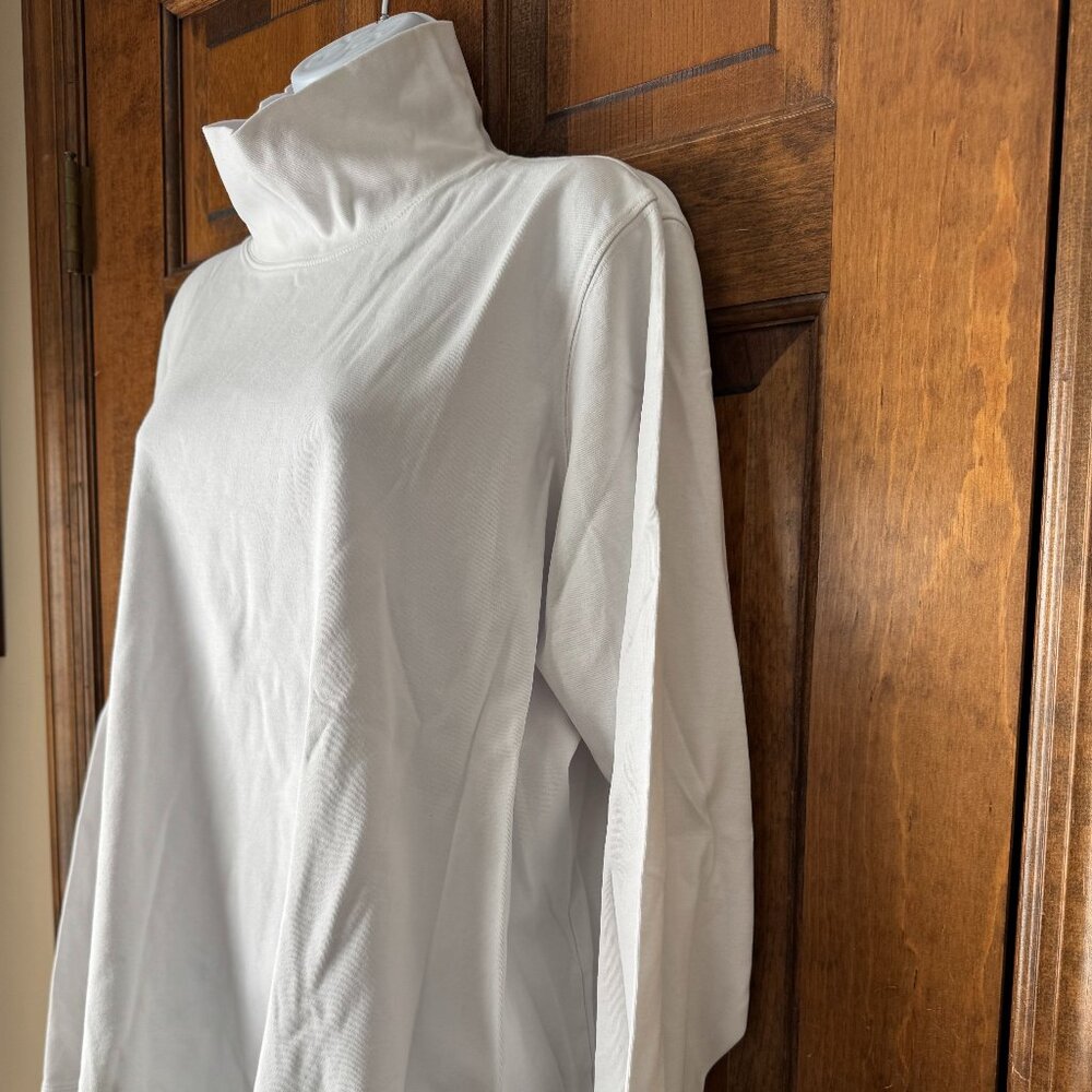 Lands' End White Turtleneck Top Size 2X (20W-22W) - Picture 6 of 11
